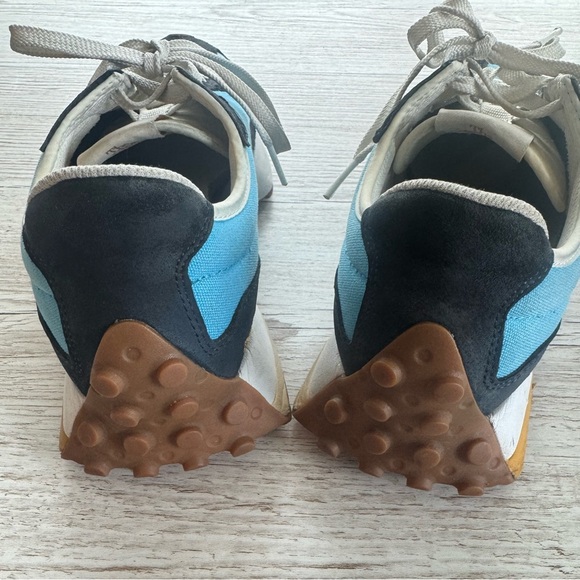 New Balance 327 Sneakers Shoes MS327BM Vibrant Sky Blue Men's Size 9.5 - Picture 6 of 11